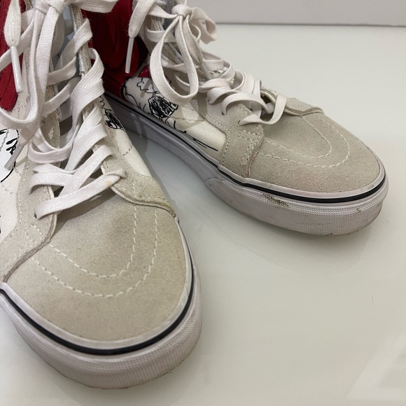 Vans Snoopy Dog High Tops Fringe - Picture 9 of 10